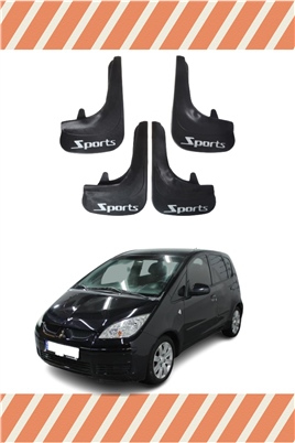 Mitsubishi Colt Sports Yazılı 4Lü Tozluk Çamurluk Paçalık  