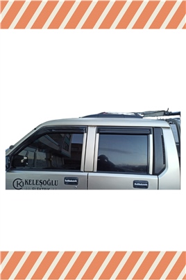 Mıtsubıshı  L-200 Direkli 1992-1999 Modellerine Özel 4Lü Mügen Tip Cam Rüzgarlığı