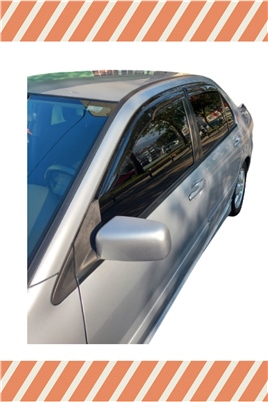 Mıtsubıshı Lancer  2003-2008 Modellerine Özel 4Lü Mügen Tip Cam Rüzgarlığı