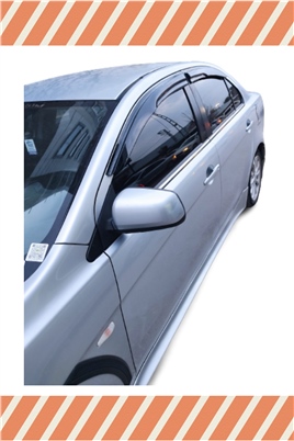 Mıtsubıshı Lancer 2007 -2015 Modellerine Özel 4Lü Mügen Tip Cam Rüzgarlığı