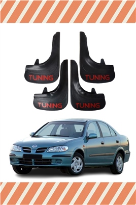 Nissan Almera  Tunıng Yazılı 4Lü Tozluk Çamurluk Paçalık  