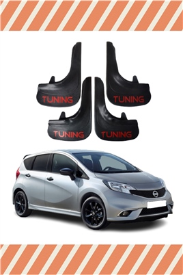 Nissan Note Tunıng Yazılı 4Lü Tozluk Çamurluk Paçalık  