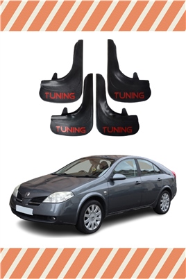 Nissan Primera Tunıng Yazılı 4Lü Tozluk Çamurluk Paçalık  