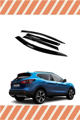 Nıssan Qashqai 2014-2021 Modellerine Özel 4Lü Mügen Tip Cam Rüzgarlığı