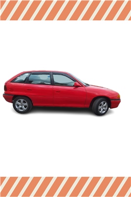 Opel Astra F Hb Sedan 1991-1997 Modellerine Özel 4Lü Mügen Tip Cam Rüzgarlığı