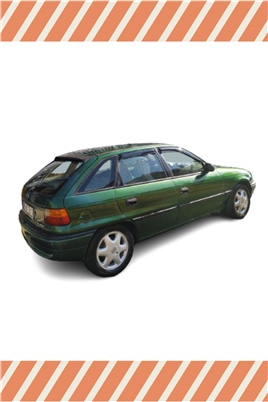 Opel Astra F Hb Sedan 1991-1997 Modellerine Özel 4Lü Mügen Tip Cam Rüzgarlığı
