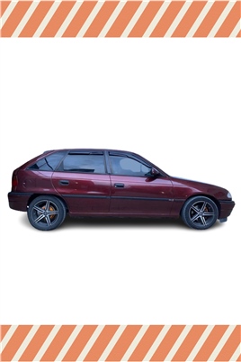 Opel Astra F Hb Sedan 1991-1997 Modellerine Özel 4Lü Mügen Tip Cam Rüzgarlığı