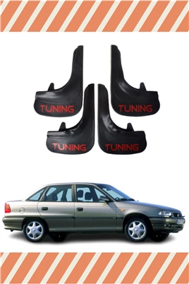 Opel Astra F Sd 1991-2007 Tunıng Yazılı 4Lü Tozluk Çamurluk Paçalık  