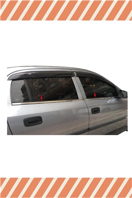 Opel  Astra G Sd-Hb 1998-2009 Modellerine Özel 4Lü Mügen Tip Cam Rüzgarlığı