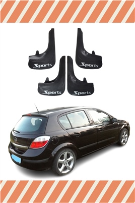 Opel Astra H Hb 2004-2015 Sports Yazılı 4Lü Tozluk Çamurluk Paçalık  