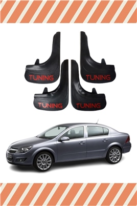 Opel Astra H Sd 2008-2017 Tunıng Yazılı 4Lü Tozluk Çamurluk Paçalık 