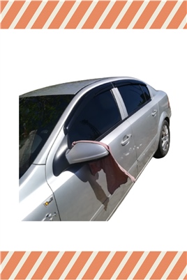 Opel Astra H Sedan 2008-2017 Modellerine Özel 4Lü Mügen Tip Cam Rüzgarlığı