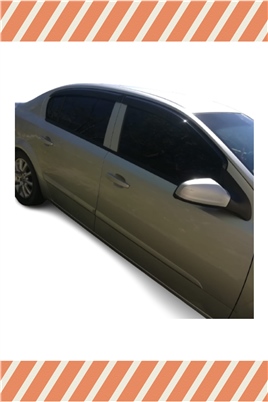 Opel Astra H Sedan 2008-2017 Modellerine Özel 4Lü Mügen Tip Cam Rüzgarlığı