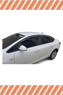 Opel  Astra J Sedan Tüm  Modellerine Özel 4Lü Mügen Tip Cam Rüzgarlığı