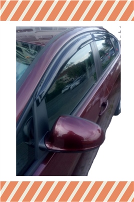 Opel  Astra J Sedan Tüm  Modellerine Özel 4Lü Mügen Tip Cam Rüzgarlığı