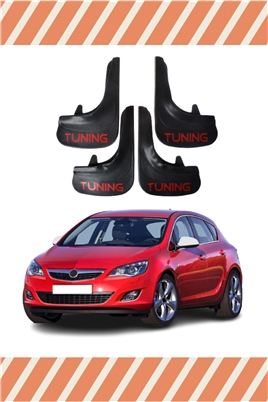 Opel Astra J Tüm Kasalar Tunıng Yazılı 4Lü Tozluk Çamurluk Paçalık 
