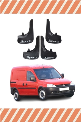 Opel Combo 2001-2013 Sports Yazılı 4Lü Tozluk Çamurluk Paçalık 