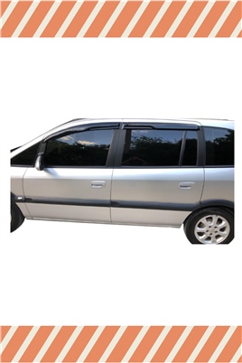 Opel Zafira 2000-2011 Modellerine Özel 4Lü Mügen Tip Cam Rüzgarlığı
