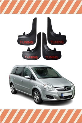 Opel Zafira  Tunıng Yazılı 4Lü Tozluk Çamurluk Paçalık 