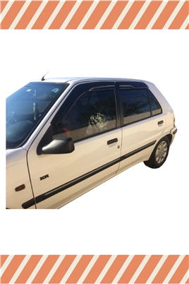 Peugeot 106 Tüm  Modellerine Özel 4Lü Mügen Tip Cam Rüzgarlığı