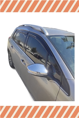 Peugeot 2008 2013-2019 Modellerine Özel 4Lü Mügen Tip Cam Rüzgarlığı