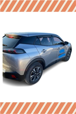Peugeot 2008 2019-2022 Modellerine Özel 4Lü Mügen Tip Cam Rüzgarlığı 