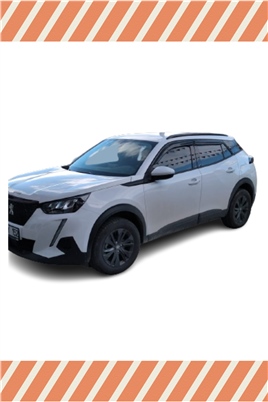 Peugeot 2008 2019-2022 Modellerine Özel 4Lü Mügen Tip Cam Rüzgarlığı 
