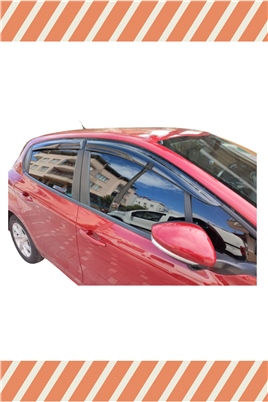 Peugeot 208 Tüm  Modellerine Özel 4Lü Mügen Tip Cam Rüzgarlığı