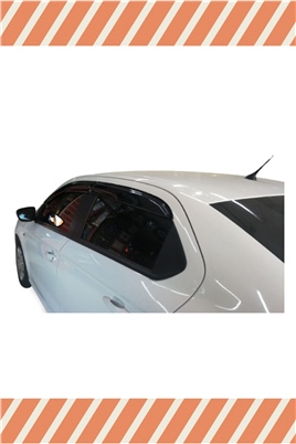 Peugeot 301 Tüm  Modellerine Özel 4Lü Mügen Tip Cam Rüzgarlığı