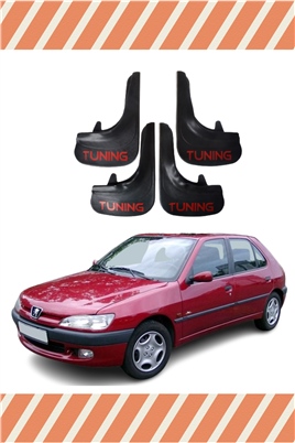 Peugeot 306 Hb Tüm Kasalar Tunıng Yazılı 4Lü Tozluk Çamurluk Paçalık 
