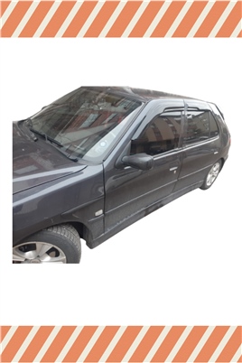 Peugeot 306 Hb Tüm  Modellerine Özel 4Lü Mügen Tip Cam Rüzgarlığı