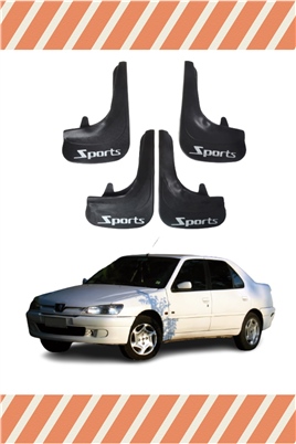 Peugeot 306 Sd Tüm Kasalar Sports Yazılı 4Lü Tozluk Çamurluk Paçalık 