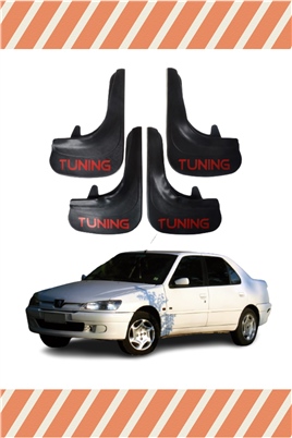 Peugeot 306 Sd Tüm Kasalar Tunıng Yazılı 4Lü Tozluk Çamurluk Paçalık 