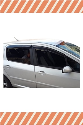Peugeot 307 Hb Tüm  Modellerine Özel 4Lü Mügen Tip Cam Rüzgarlığı