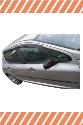 Peugeot 307 Hb Tüm  Modellerine Özel 4Lü Mügen Tip Cam Rüzgarlığı