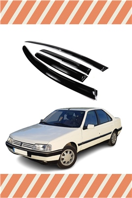 Peugeot 405 Sedan 1990-1995 Modellerine Özel 4Lü Mügen Tip Cam Rüzgarlığı