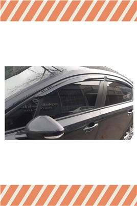 Peugeot 508 2010-2018 Modellerine Özel 4Lü Mügen Tip Cam Rüzgarlığı