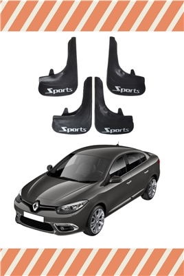 Renault Fluence Tüm Kasalar Sports Yazılı 4Lü Tozluk Çamurluk Paçalık 