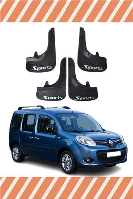 Renault Kangoo Sports Yazılı 4Lü Tozluk Çamurluk Paçalık 