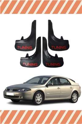 Renault Laguna 2 Tunıng Yazılı 4Lü Tozluk Çamurluk Paçalık 