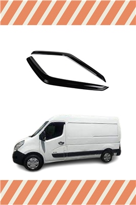 Renault Master  2010 Ve Sonrası Modellerine Özel 2Li Mügen Tip Cam Rüzgarlığı