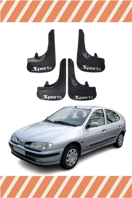 Renault Megane 1 Sports Yazılı 4Lü Tozluk Çamurluk Paçalık 