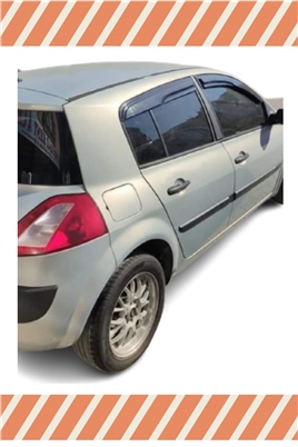Renault Megane 2 Hb 2004-2010 Modellerine Özel 4Lü Mügen Tip Cam Rüzgarlığı