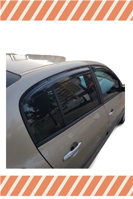 Renault Megane 2 Sedan 2004-2010 Modellerine Özel 4Lü Mügen Tip Cam Rüzgarlığı