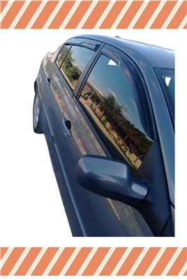 Renault Megane 2 Sedan 2004-2010 Modellerine Özel 4Lü Mügen Tip Cam Rüzgarlığı