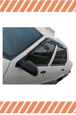 Renault R-19 Europa Tüm  Modellerine Özel 4Lü Mügen Tip Cam Rüzgarlığı