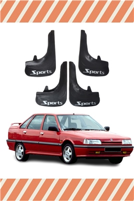 Renault R 21 Tüm Kasalar Sports Yazılı 4Lü Tozluk Çamurluk Paçalık 