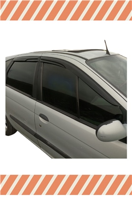 Renault Scenıc  1 1998-2003 Modellerine Özel 4Lü Mügen Tip Cam Rüzgarlığı