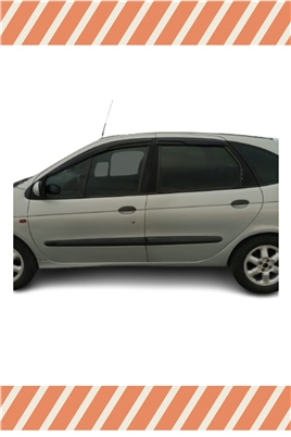 Renault Scenıc  1 1998-2003 Modellerine Özel 4Lü Mügen Tip Cam Rüzgarlığı