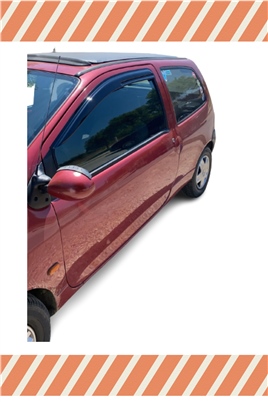 Renault Twingo Tüm  Modellerine Özel 2Li Mügen Tip Cam Rüzgarlığı